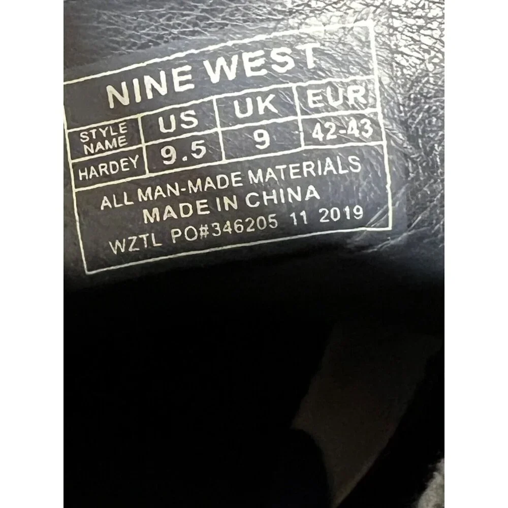 Nine West Hardey Men’s Chukka Boot Sz 9.5 Black Boots Colorblock Eur 42-43 - Picture 9 of 9